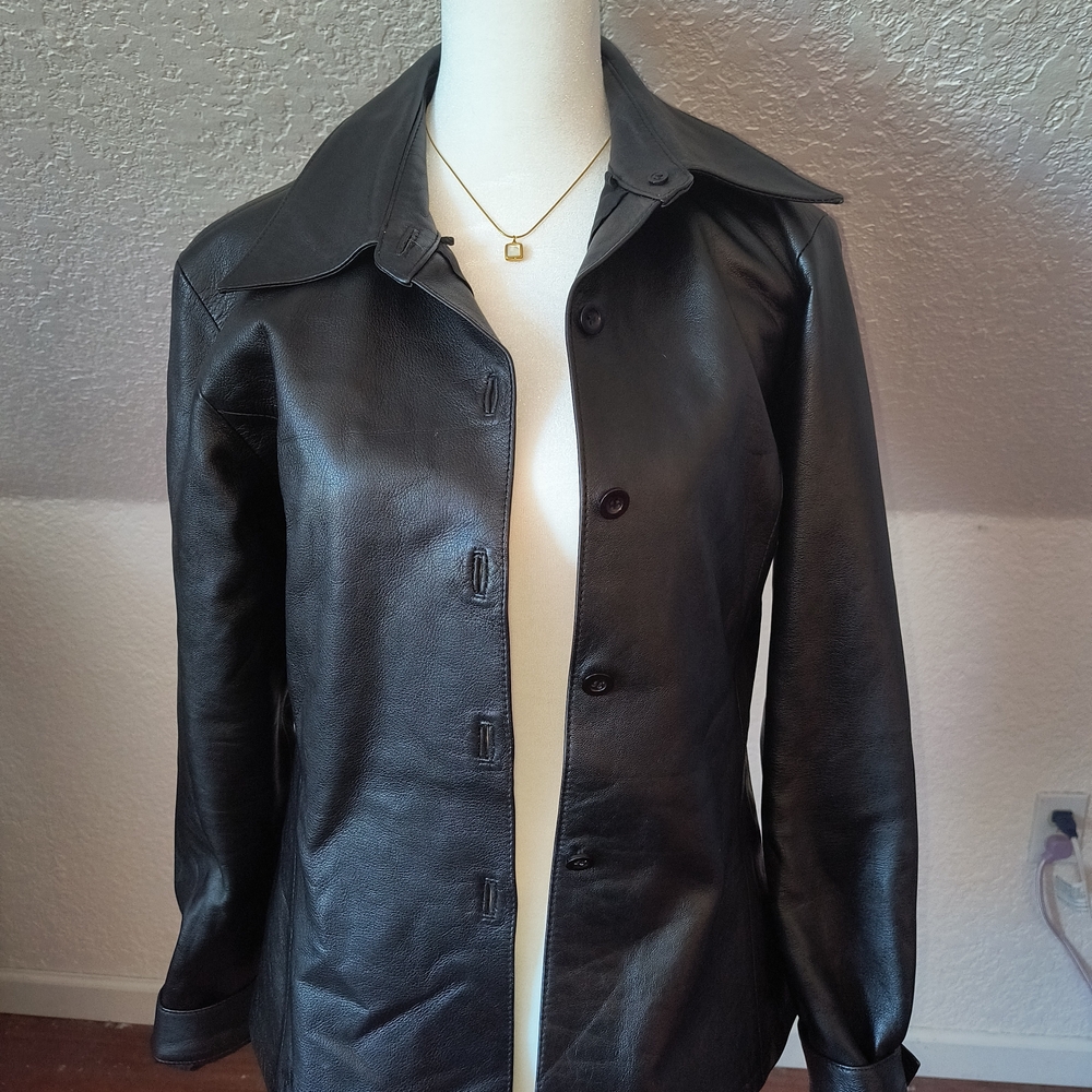Black Leather Jacket for Women